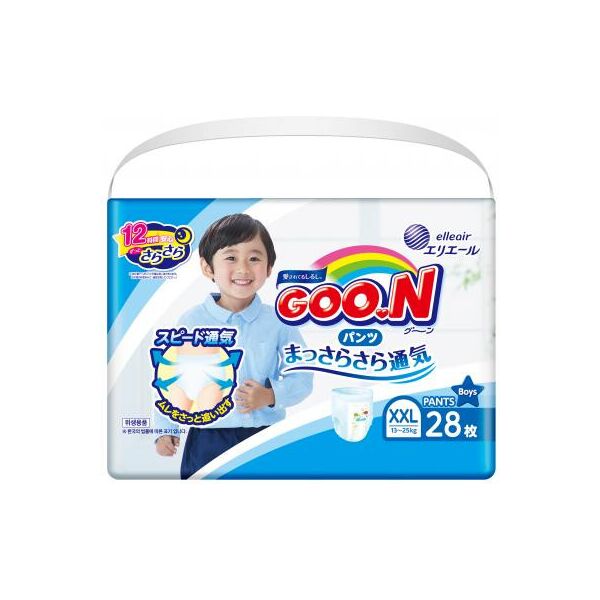 

Подгузник GOO.N XXL 13 - 25 кг для мальчиков 28 шт (843100)
