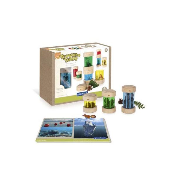 

Игровой набор Guidecraft Набор Natural Play Сокровища в баночках разноцветный (G3087)