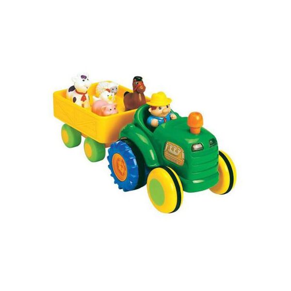 

Развивающая игрушка Kiddieland Трактор с трейлером (024753)