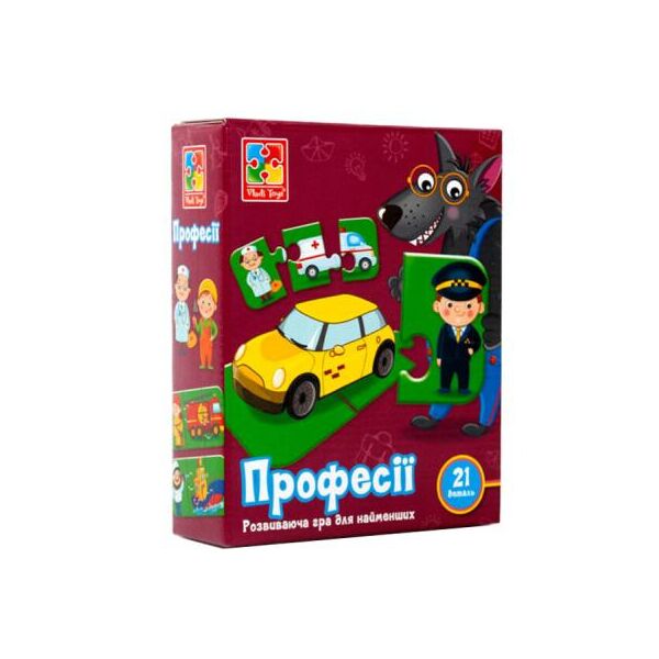

Развивающая игрушка Vladi Toys Профессии, украинский язык (VT1804-32)
