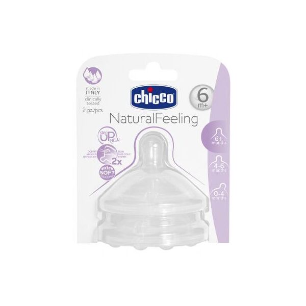 

Соска Chicco силиконовая Step Up New 6 мес+ 2 шт (81057.20)