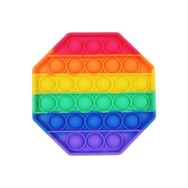 

Игровой набор Sibelly антистресс Pop It Rainbow Octagon (SB-PPIT-RNB-OCT)