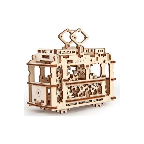 

Конструктор Ugears механический Трамвай с рельсами (70008)