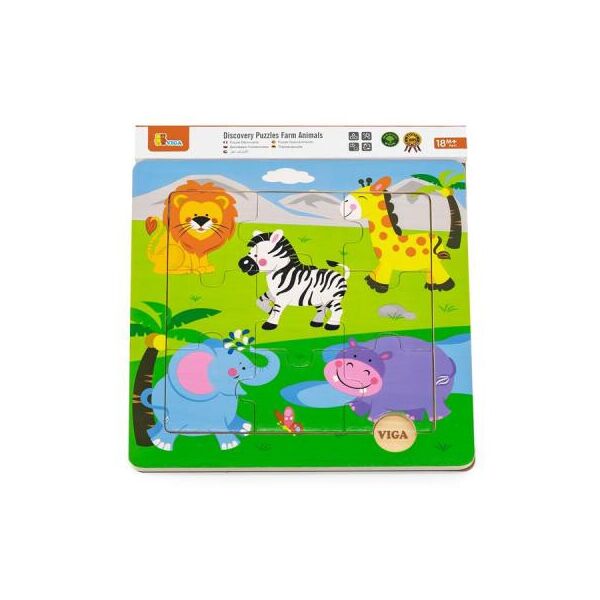 

Пазл Viga Toys Зверята в Африке (50838)