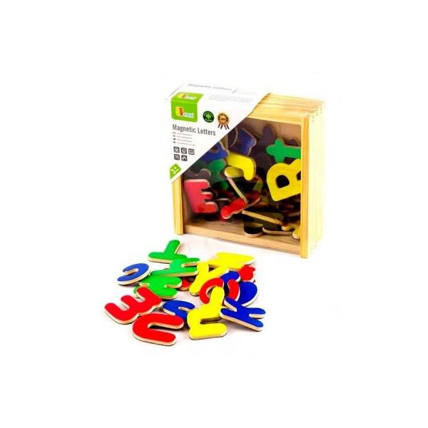 

Развивающая игрушка Viga Toys Магнитные буквы, 52 шт. (50324)