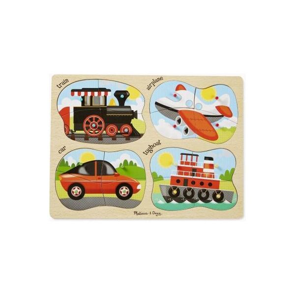 

Пазл Melissa&Doug 4 в 1 Транспорт (MD9865)
