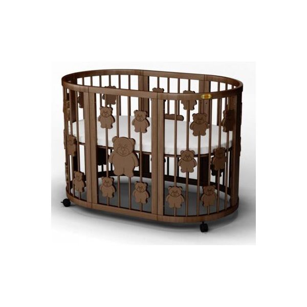 

Кроватка Ingvart SMART BED ROUND с мишками шоколад (1361361)