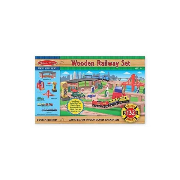 

Железная дорога Melissa&Doug Деревянная железная дорога (MD701)
