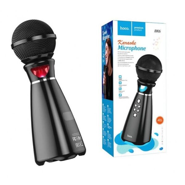 

Караоке микрофон Hoco Hi-song K song microphone Bluetooth 5.0