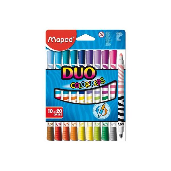 

Набор для творчества Maped Фломастеры Color Peps Duo (10 шт./20 цветов) (MP.847010)
