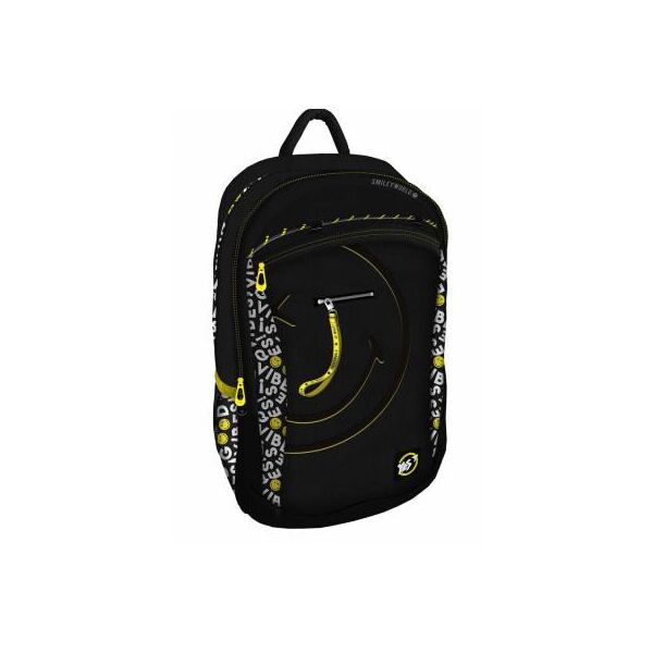 

Рюкзак школьный Yes T-121 Smiley World.BlackYellow черный (552511)