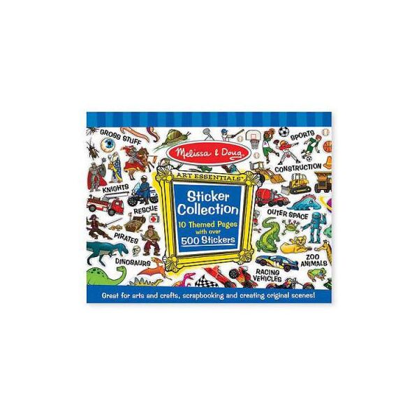 

Набор для творчества Melissa&Doug Голубые стикеры , 500 шт. (MD4246)