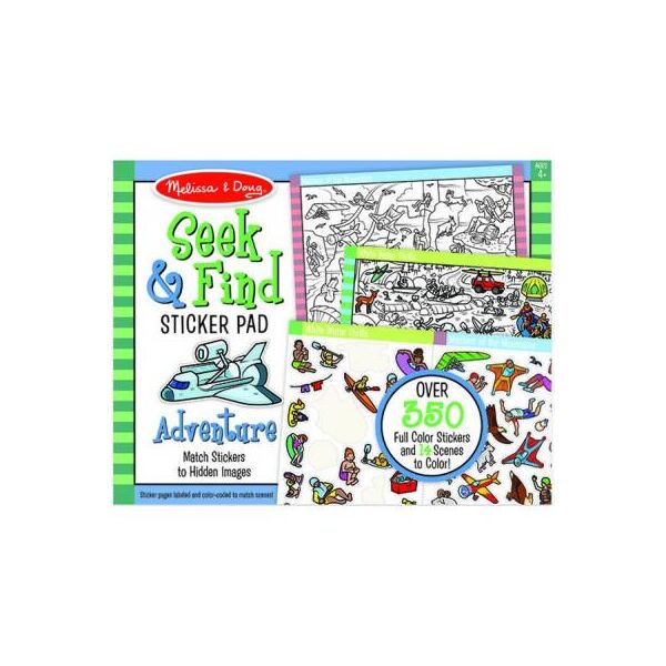 

Набор для творчества Melissa&Doug Найди и наклей наклейку Приключения (MD30151)