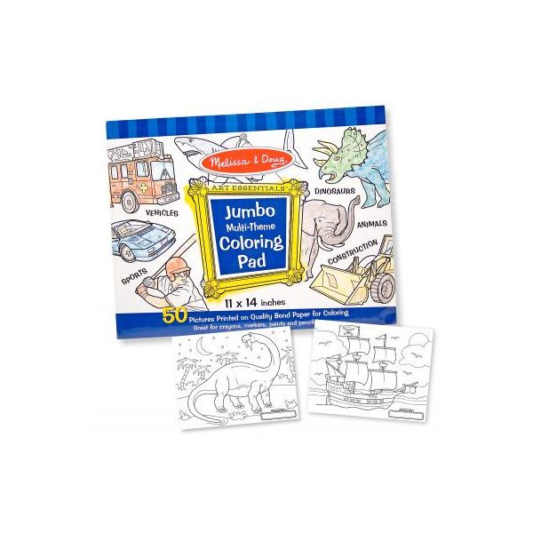 

Набор для творчества Melissa&Doug Альбом раскрасок для мальчиков (MD4226)
