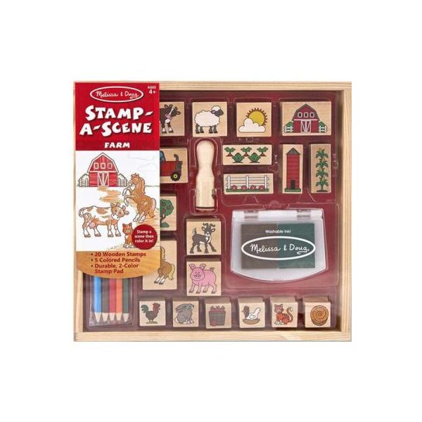 

Набор для творчества Melissa&Doug Набор штампов Ферма (MD18592)
