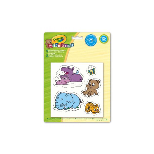 

Набор для творчества Crayola Mini Kids стикеров Животные (256291.124)