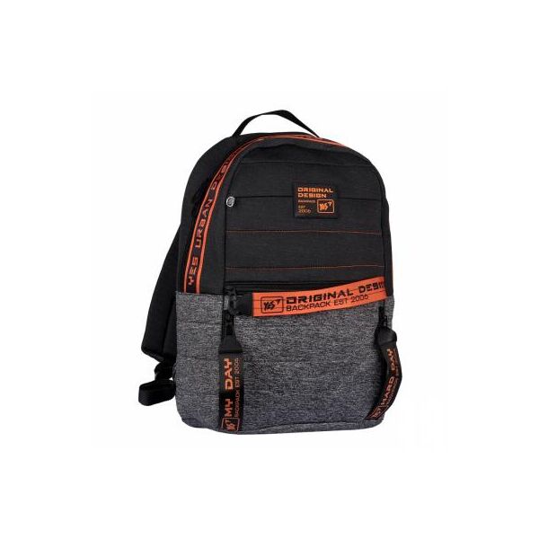 

Рюкзак школьный Yes T-122 Urban disign style Orange серо-черный (558750)