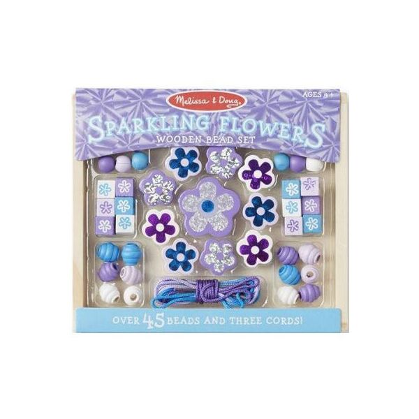 

Набор для творчества Melissa&Doug Набор бусинок Игристые цветы (MD19494)