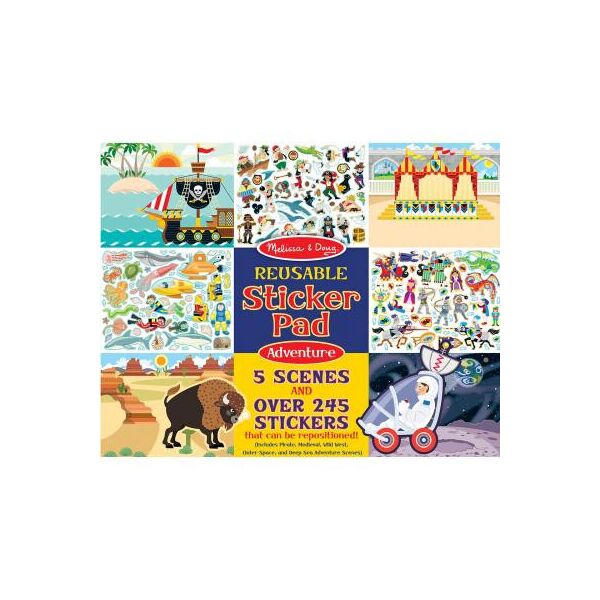 

Набор для творчества Melissa&Doug Набор многоразовых наклеек Приключения (MD9115)