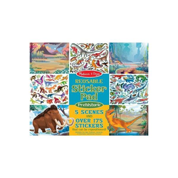 

Набор для творчества Melissa&Doug Набор многоразовых наклеек Доисторический мир (MD9341)