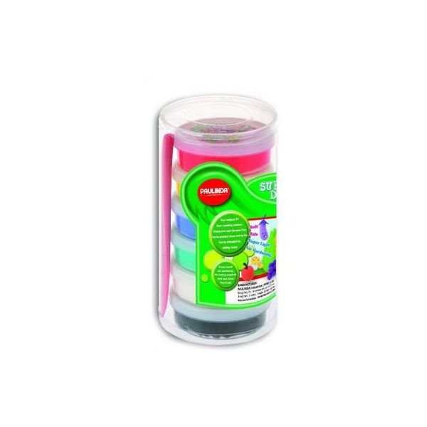 

Набор для творчества Paulinda Super Dough 6*14г пластиковый бокс (PL-081051)