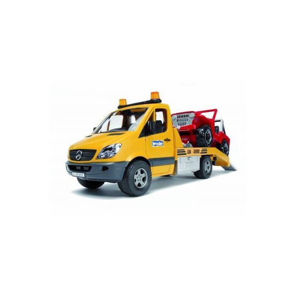 

Спецтехника Bruder Эвакуатор Mercedes Benz Sprinter + джип, М1:16 (02535)