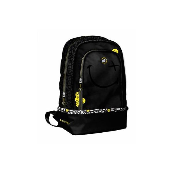 

Рюкзак школьный Yes TS-79 Smiley World.Black Yellow черный (552274)