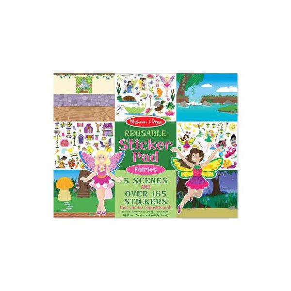 

Набор для творчества Melissa&Doug многоразовые наклейки "Феи" (MD8603)