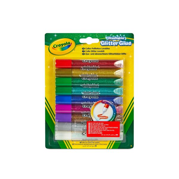 

Набор для творчества Crayola Washable клей с блесками 9 шт (256361.012)