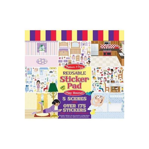 

Набор для творчества Melissa&Doug многоразовые наклейки "Мой дом" (MD14197)