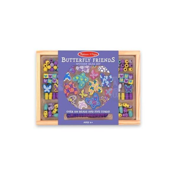 

Набор для творчества Melissa&Doug бусинки "Бабочки" (MD4179)