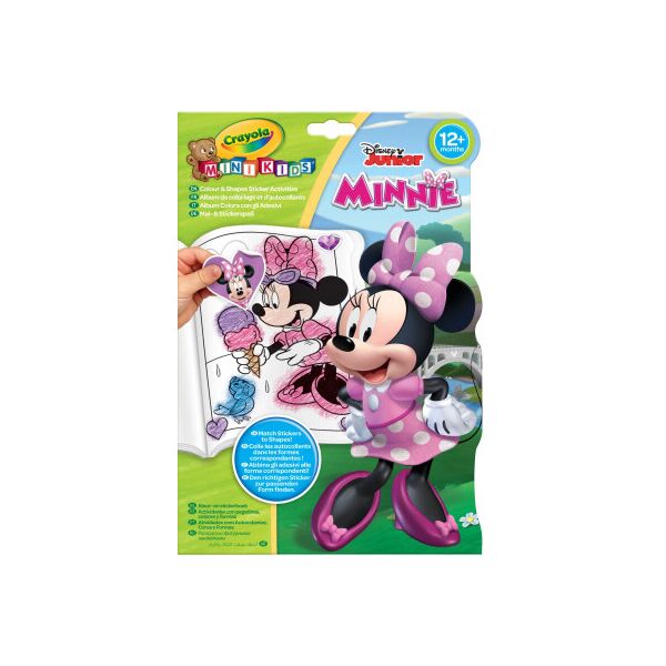 

Набор для творчества Crayola Mini Kids Minnie Mouse раскраска со стикерами (256399.012)
