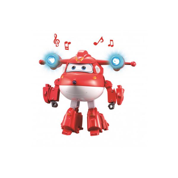

Трансформер Super Wings Supercharge Lights Sounds Jett, Джетт, свет, звук (EU740431)