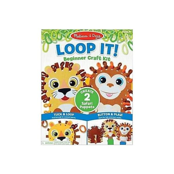 

Набор для творчества Melissa&Doug Бумажный кукольный театр Сафари (MD30186)