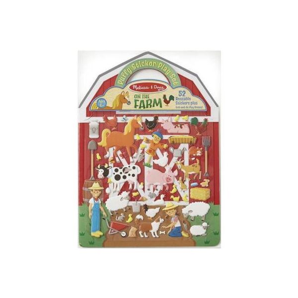 

Набор для творчества Melissa&Doug Объемные многоразовые наклейки Ферма (MD19408)