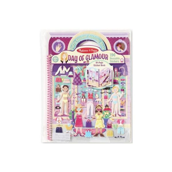 

Набор для творчества Melissa&Doug Объемные многоразовые наклейки Гламур (MD19412)