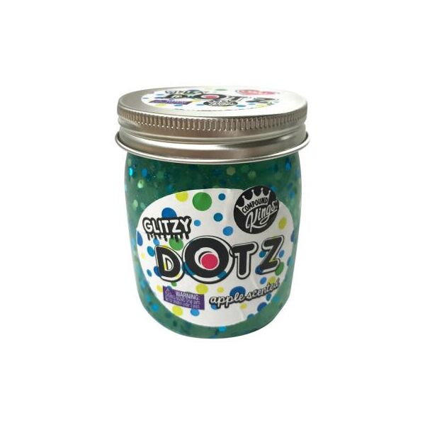 

Набор для творчества Compound kings Glitzy Dotz с блестками аромат Яблоко 210 г (300146-1)