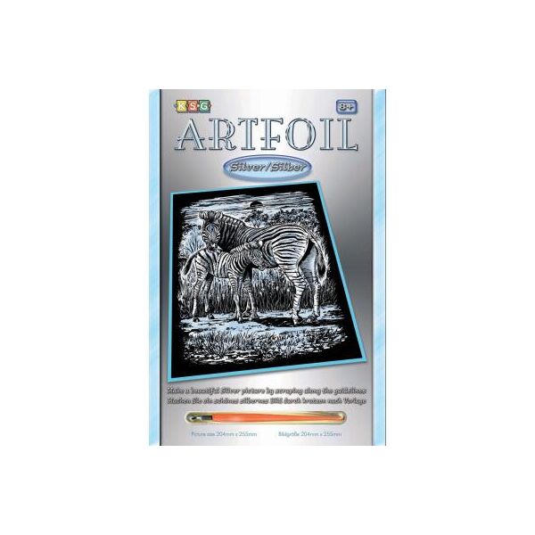 

Набор для творчества Sequin Art ARTFOIL SILVER Zebra and Foal (SA1018)