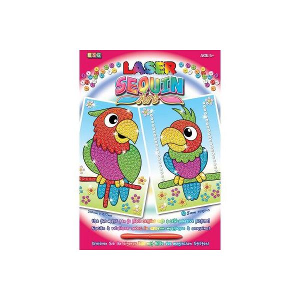 

Набор для творчества Sequin Art LASER Parrots (SA1319)
