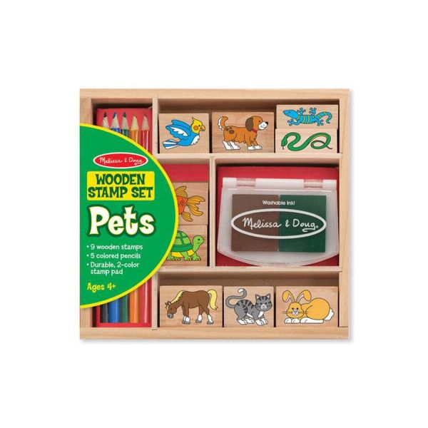 

Набор для творчества Melissa&Doug Набор штампов Животные (MD9363)