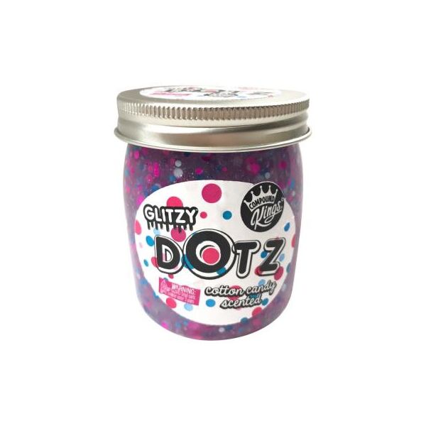 

Набор для творчества Compound kings Glitzy Dotz с блестками аромат Сахарная вата 210 г (300146-2)