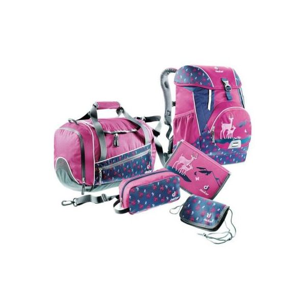 

Школьный набор Deuter Набор 5 пр OneTwoSet Hopper 5018 magenta deer (3880117 5018 (SET))