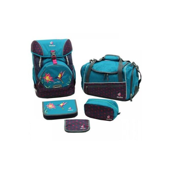 

Школьный набор Deuter Набор 5 пр OneTwoSet Hopper 3044 forest dino (3880117 3044 (SET))