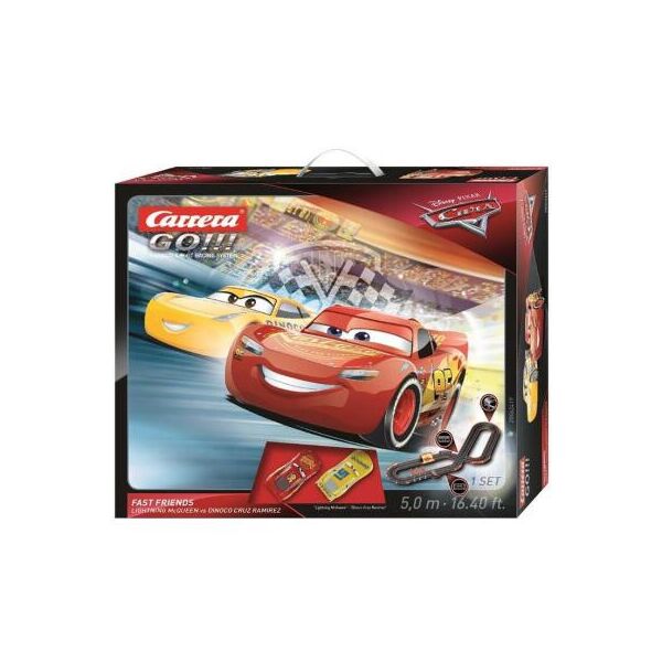 

Автотрек Carrera GO!!! Тачки 3 Быстрые друзья, длина трассы 5м (4007486624191)