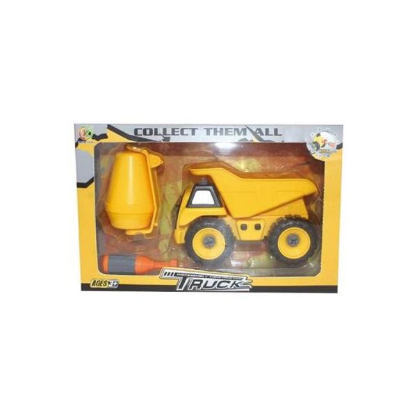 

Машина Kaile Toys Набор бетоновоз/самосвал, разборная модель с отверткой (KL716-1)