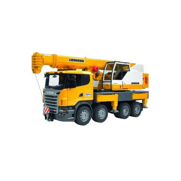 

Спецтехника Bruder Автокран Scania Liebherr Большой (свет+звук) (03570)