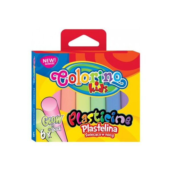 

Набор для творчества Colorino Пластилин Флуоресцентный 6 цветов 100 г (42680PTR)