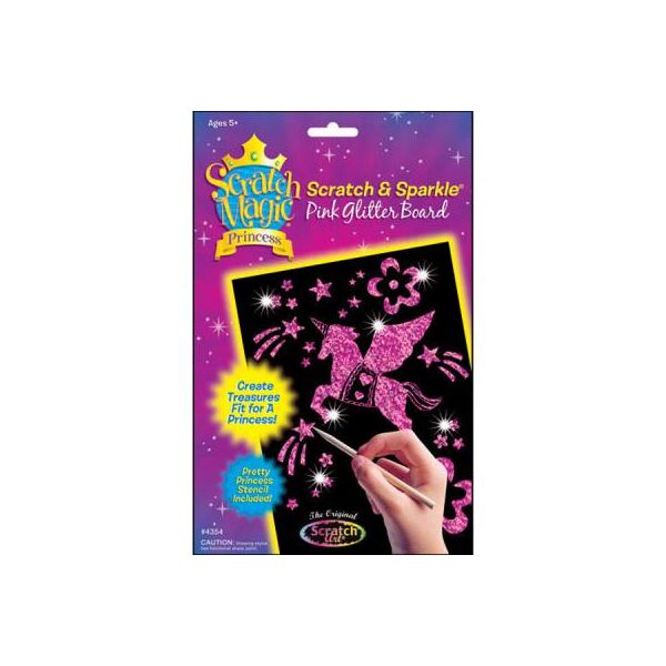 

Набор для творчества Melissa&Doug Сверкающая розовая царапка Для принцессы (MD5810)
