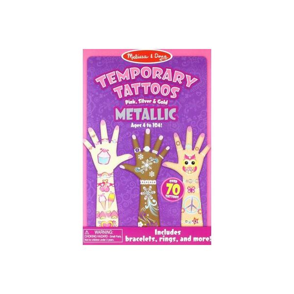 

Набор для творчества Melissa&Doug Мои первые временные татуировки 130 шт (MD2948)