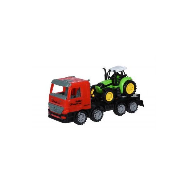 

Спецтехника Same Toy инерционный Super Combination Тягач Красный с трактором (98-84Ut-1)